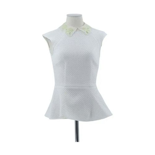 Blouses Top sans manche en synthétique blanc - Karen Millen - Modalova