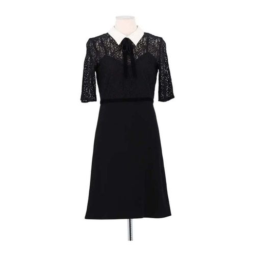 Robe courte Robe en coton noire - The Kooples - Modalova