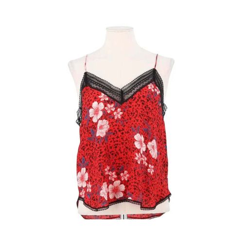Blouses Top sans manche en soie rouge - Zadig & Voltaire - Modalova