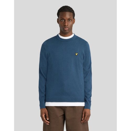 Pull KN2110VC MERINO CREW-W329 AEGEAN BLEU - Lyle & Scott - Modalova