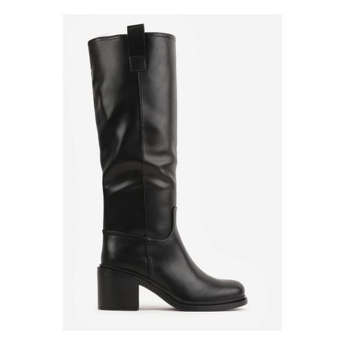 Bottes Bottes motard à talons bloc - noir - Vera Collection - Modalova