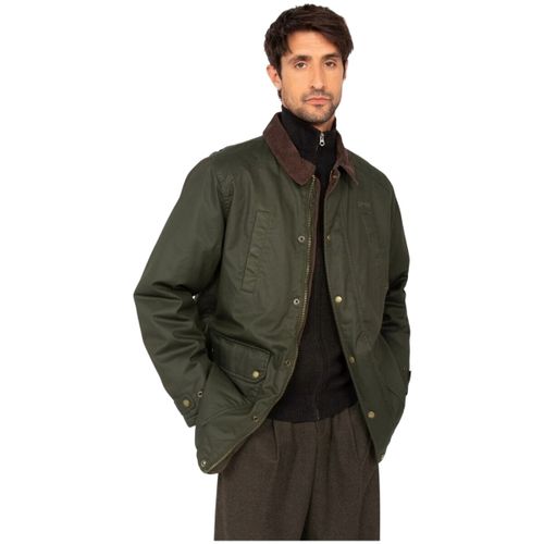 Blouson Veste farmer Ref Beckley Kaki Fonce - Schott - Modalova