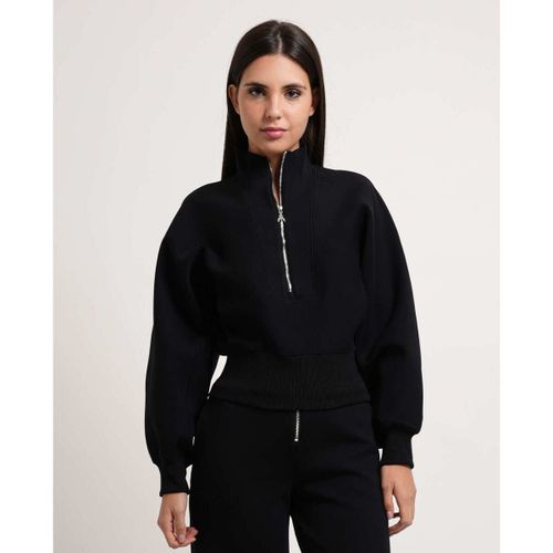 Sweat-shirt Sweat-shirt en scuba avec zip - Patrizia Pepe - Modalova