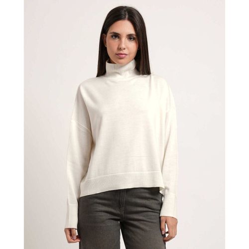 Pull Pull col haut en laine - Patrizia Pepe - Modalova