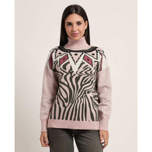 Pull Pull avec jacquard animalier - Fracomina - Modalova