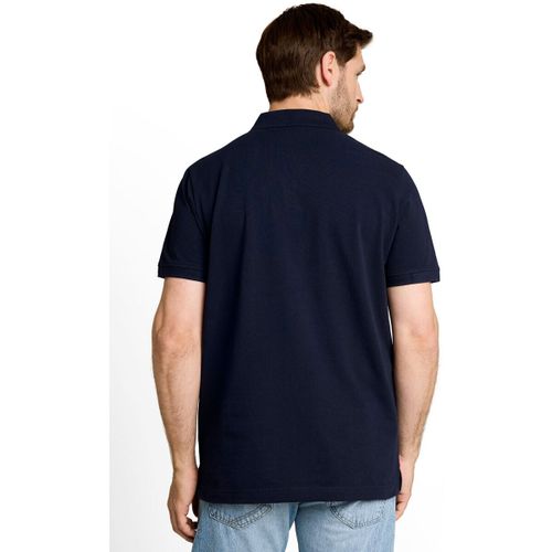 T-shirt Polo BASIQUE maille piquée Sky Captain Blue - Tom Tailor - Modalova