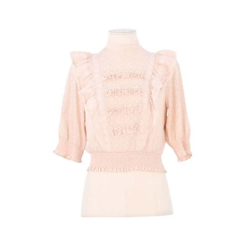 Blouses T-shirt en coton rose - The Kooples - Modalova
