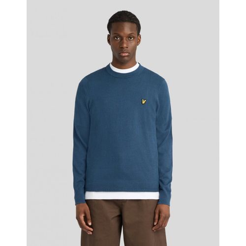 Pull KN2110VC MERINO CREW-W329 AEGEAN BLEU - Lyle & Scott - Modalova