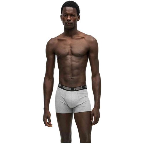 Caleçons Everyday Basic Boxers 2P "Grey melange / Black" - Puma - Modalova