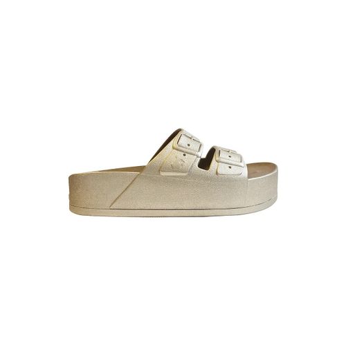 Mules Sandales compensées CAIPIRINHA METALLIC - Cacatoès - Modalova