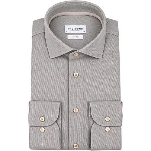 Chemise Heavy Twill Chemise Green - Profuomo - Modalova