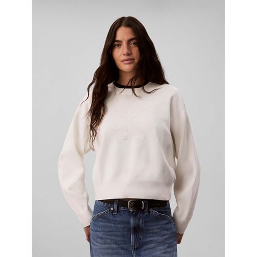 Sweat-shirt Logo Ottoman Ls Pull - Calvin Klein Jeans - Modalova