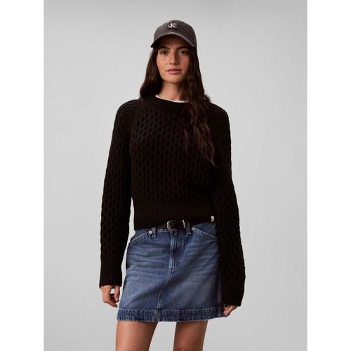 Sweat-shirt Alpaca Honeycomb Cab - Calvin Klein Jeans - Modalova