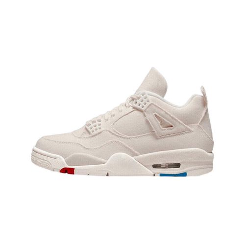 Baskets Baskets Air Jordan 4 Sail Canvas toile beige - Nike - Modalova