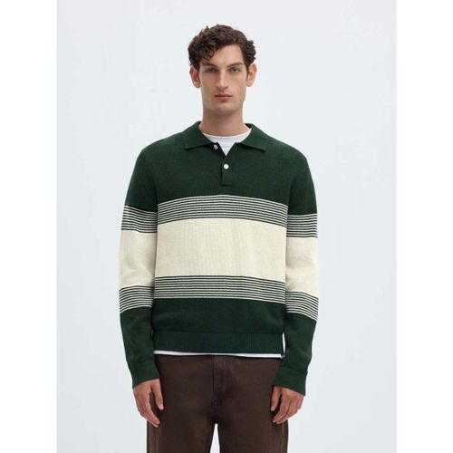 T-shirt Selected Stripe Polo - Selected - Modalova