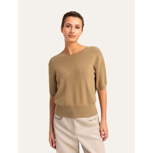 Pull Manches Courtes Dos Ouvert - Yaya - Modalova