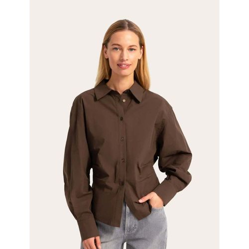 Chemise Taille Cintree Plis Dos - Yaya - Modalova