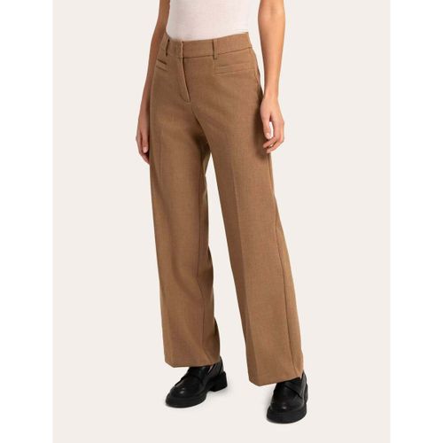 Pantalon Yaya Droit Taille Mi-Haute - Yaya - Modalova