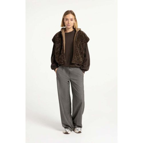 Blouson Reversible Fausse Fourrure Capuche - Yaya - Modalova