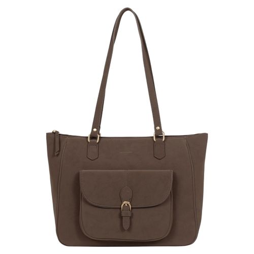 Sac à main Sac cabas Ref 6520335 Marron fonce 39*28*11 cm - Hexagona - Modalova