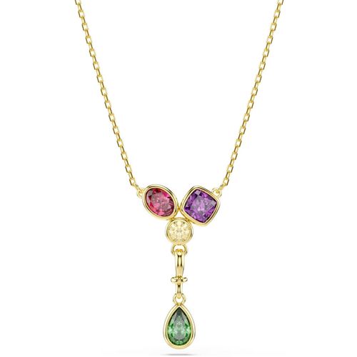 Collier Collier en Y Imber doré cristaux multicolores - Swarovski - Modalova