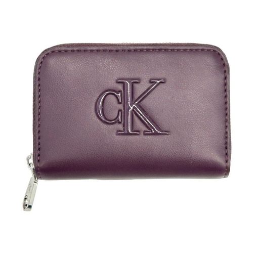 Porte-monnaie Lv04f1154g Bold Ck Medium Zip Aroun - Calvin Klein Jeans - Modalova