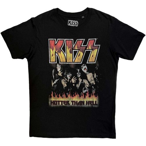 T-shirt Kiss Hotter Than Hell - Kiss - Modalova