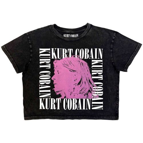 T-shirt Kurt Cobain Head Shot Frame - Kurt Cobain - Modalova