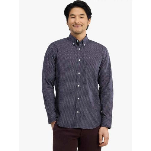 Chemise Chemise à motifs marine en coton - Eden Park - Modalova