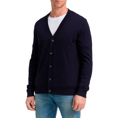 Pull Gilet Knitted Navy Melange - Tom Tailor - Modalova