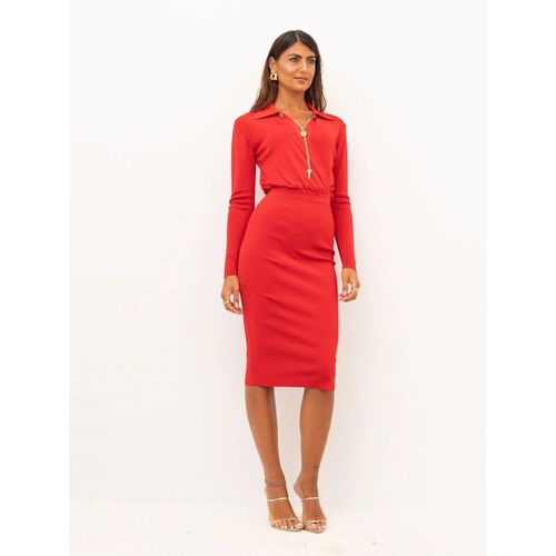 Robes midi 101594 - Elisabetta Franchi - Modalova