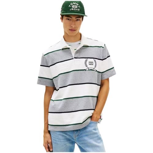 T-shirt Polo Ref 67768 Q13 Gris - Tommy Jeans - Modalova
