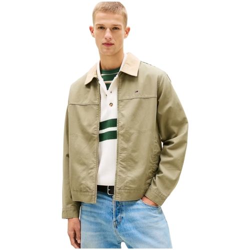 Blouson Veste Tommy Jeans Ref dm0dm22743 M1L Kaki - Tommy Hilfiger - Modalova