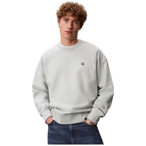 Sweat-shirt Sweat Ref 68228 3Q0 Bleu vert - Calvin Klein Jeans - Modalova
