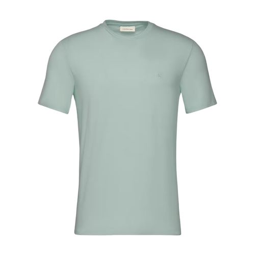 T-shirt T shirt Ref 68589 3Q0 Vert d'eau - Calvin Klein Jeans - Modalova