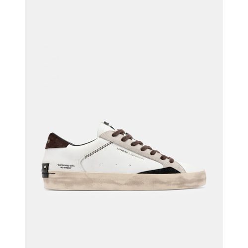 Baskets DISTRESSED 10003AA9-10 CITY BROWN - Crime London - Modalova