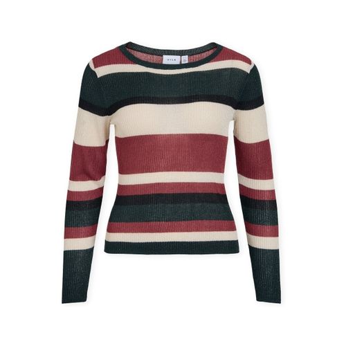 Pull Ember Open Knit - Super Light Natural Melange/Multicolor - Vila - Modalova