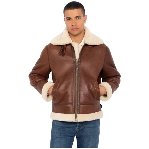 Blouson Blouson bombardier Ref 25766 Moka - Schott - Modalova
