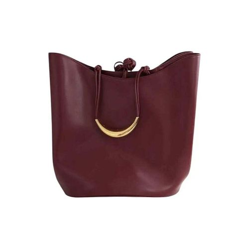 Cabas Cabas Grand double clam bucket bag bordeaux - Bottega Veneta - Modalova