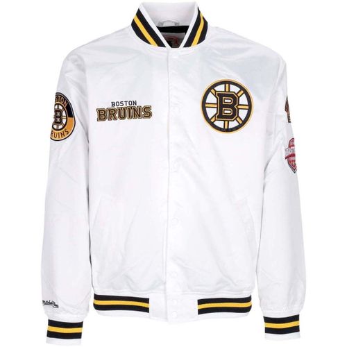 Blouson Nhl town Lw Satin Jacket Bosbru - Mitchell And Ness - Modalova