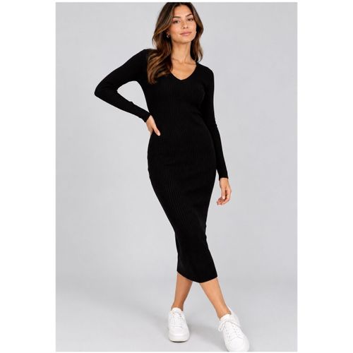 Robe Kebello Robe Col V F, Noir - Kebello - Modalova