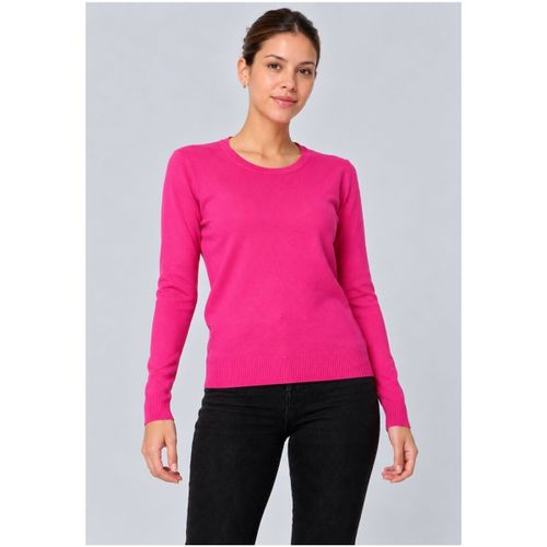 Pull Pull Col Rond F, Fushia - Kebello - Modalova