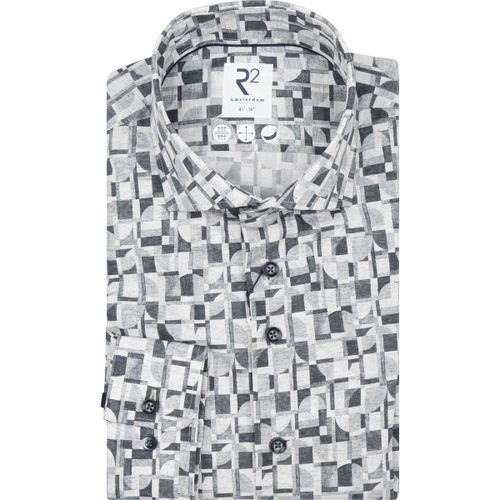 Chemise Chemise Imprimée Grey - R2 Amsterdam - Modalova