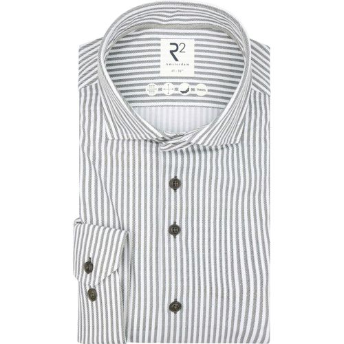 Chemise Chemise Rayée Green - R2 Amsterdam - Modalova