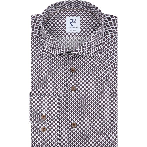 Chemise Chemise Imprimée Brown - R2 Amsterdam - Modalova