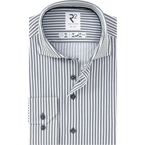 Chemise Chemise Rayée Navy - R2 Amsterdam - Modalova