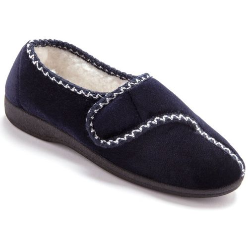 Chaussons Pantoufles fermées par patte auto-agripp - Pediconfort - Modalova