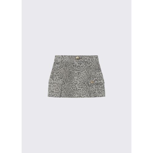 Jupes Mini-jupe animalier avec strass - Liu Jo - Modalova