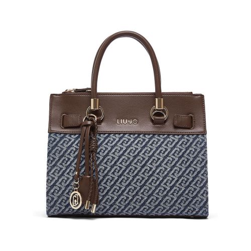 Sac à main Sac satchel format petit effet denim - Liu Jo - Modalova