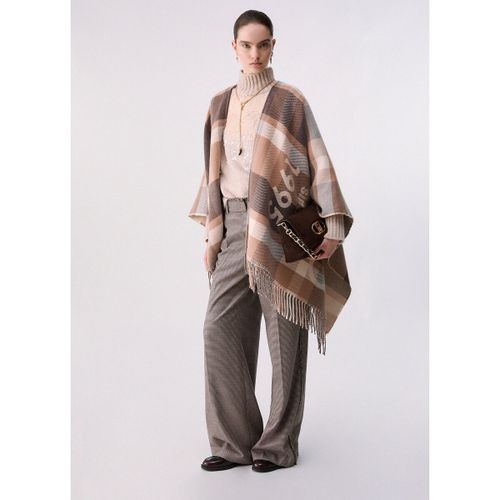 Ponchos / Capes de pluie Poncho à carreaux jacquard - Liu Jo - Modalova